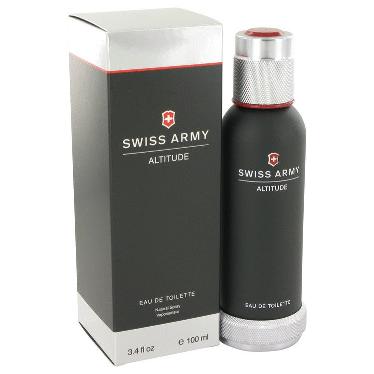 SWISS ARMY ALTITUDE by Victorinox Eau De Toilette Spray 3.4 oz for Men - Inside The Bars
