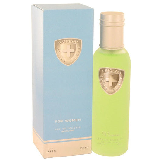 Swiss Guard by Swiss Guard Eau De Toilette Spray 3.4 oz for Women - Inside The Bars