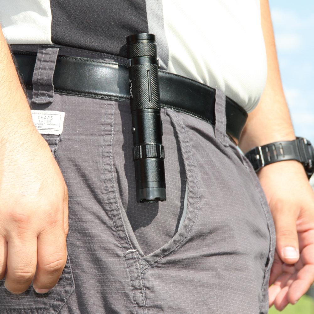 Tactical 75,000,000* Stun Flashlight - Inside The Bars
