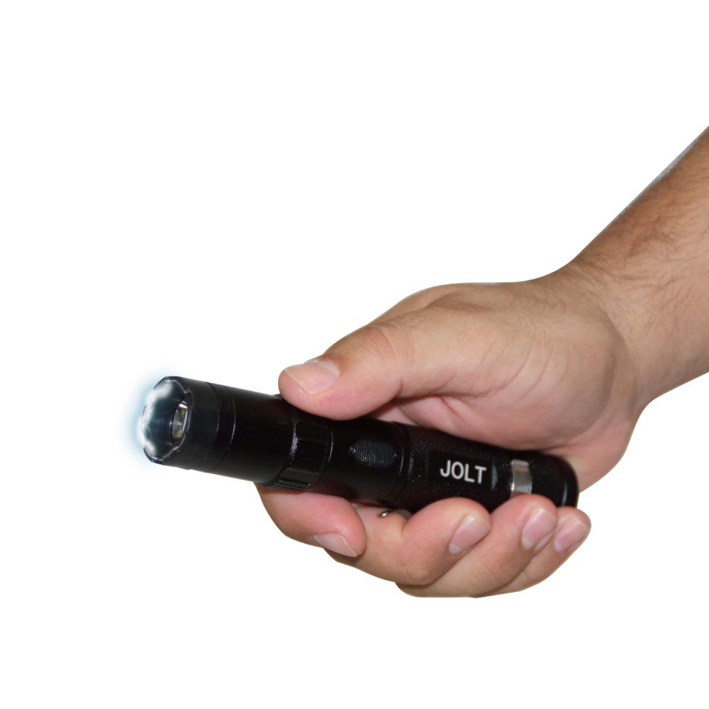 Tactical 75,000,000* Stun Flashlight - Inside The Bars
