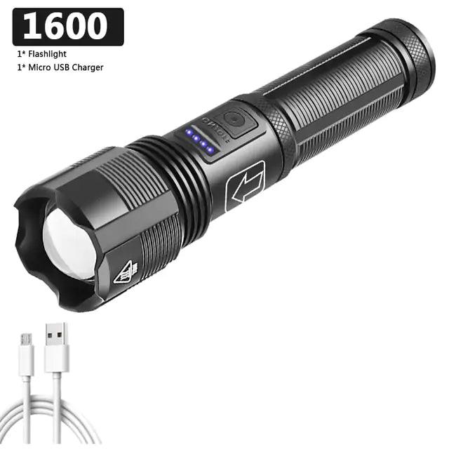 Tactical Elite Hunting LED Flashlight with Power Bank Function - Inside The Bars