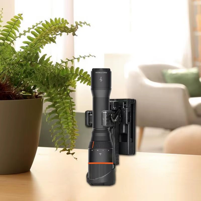 Tactical Flashlight 360 Degree Rotating Baton Holder Pouch - Inside The Bars