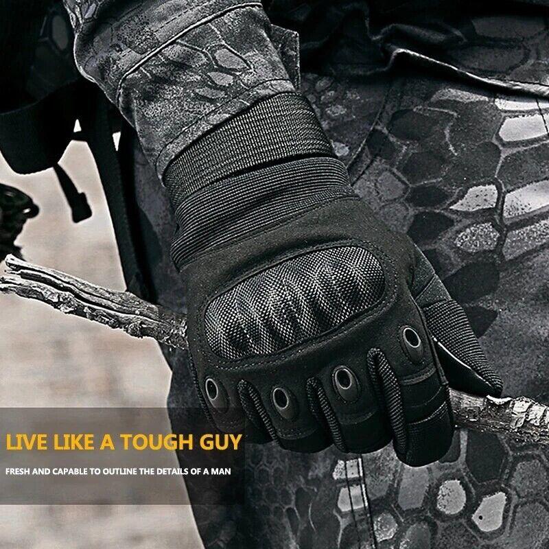 Tactical Full Finger Motocross Gloves for Motorcycle Riding - Inside The Bars
