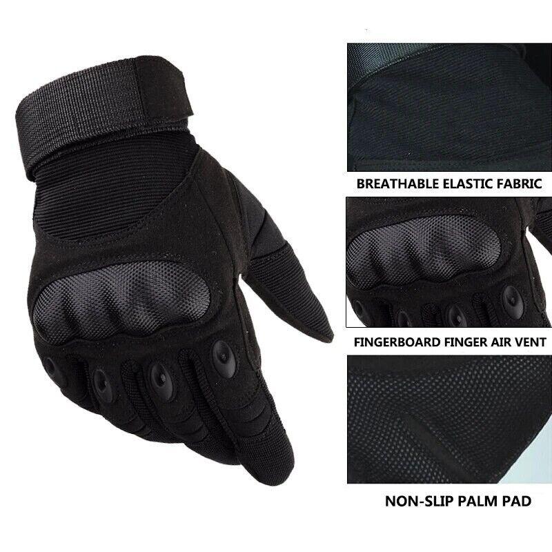 Tactical Full Finger Motocross Gloves for Motorcycle Riding - Inside The Bars