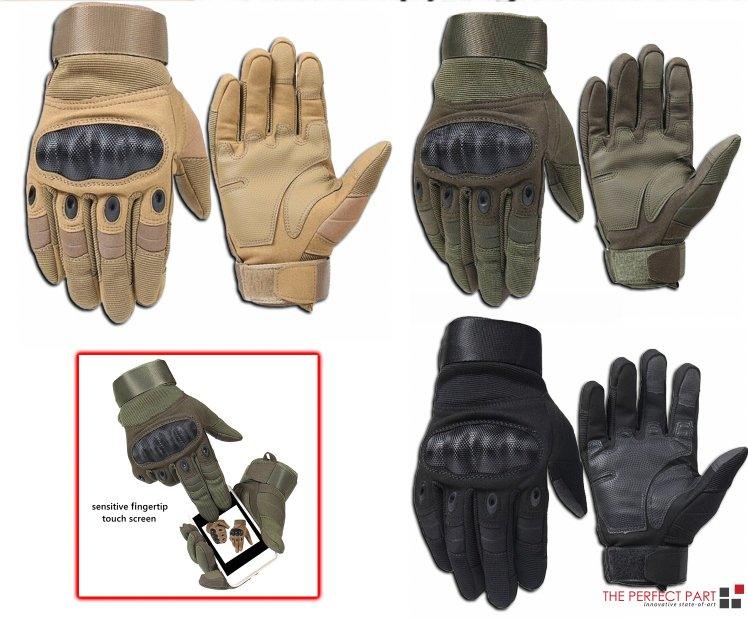 Tactical Full Finger Motocross Gloves for Motorcycle Riding - Inside The Bars