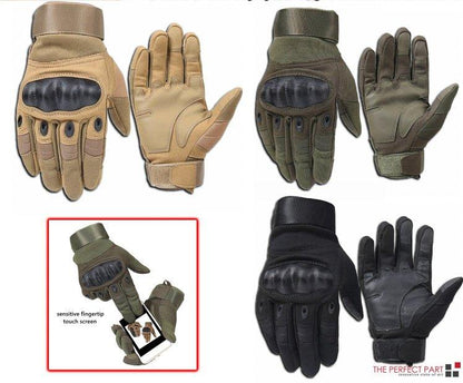Tactical Full Finger Motocross Gloves for Motorcycle Riding - Inside The Bars