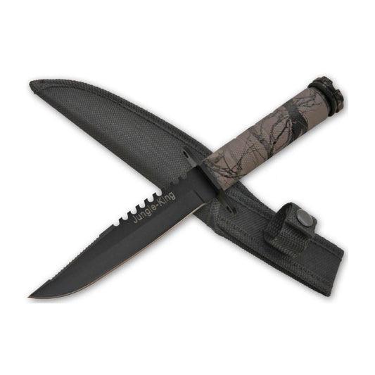Tactical Jungle KingÂ® Survival Knife W/ Holster - Inside The Bars