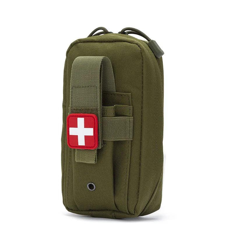 Tactical Outdoor First Aid Kit - Compact Medical EDC Pouch with Tourniquet, Scissors, and Molle System for Emergencies - Inside The Bars
