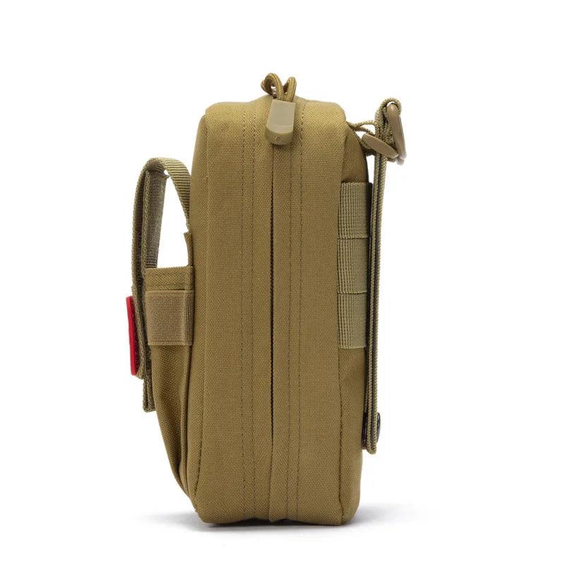 Tactical Outdoor First Aid Kit - Compact Medical EDC Pouch with Tourniquet, Scissors, and Molle System for Emergencies - Inside The Bars