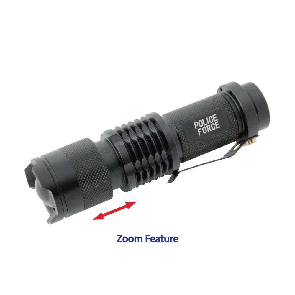 Tactical Q5 LED Flashlight - Inside The Bars