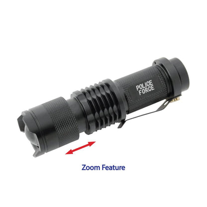 Tactical Q5 LED Flashlight - Inside The Bars