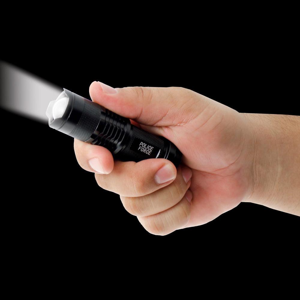 Tactical Q5 LED Flashlight - Inside The Bars
