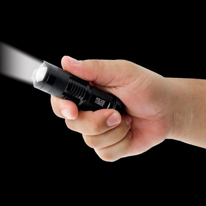 Tactical Q5 LED Flashlight - Inside The Bars