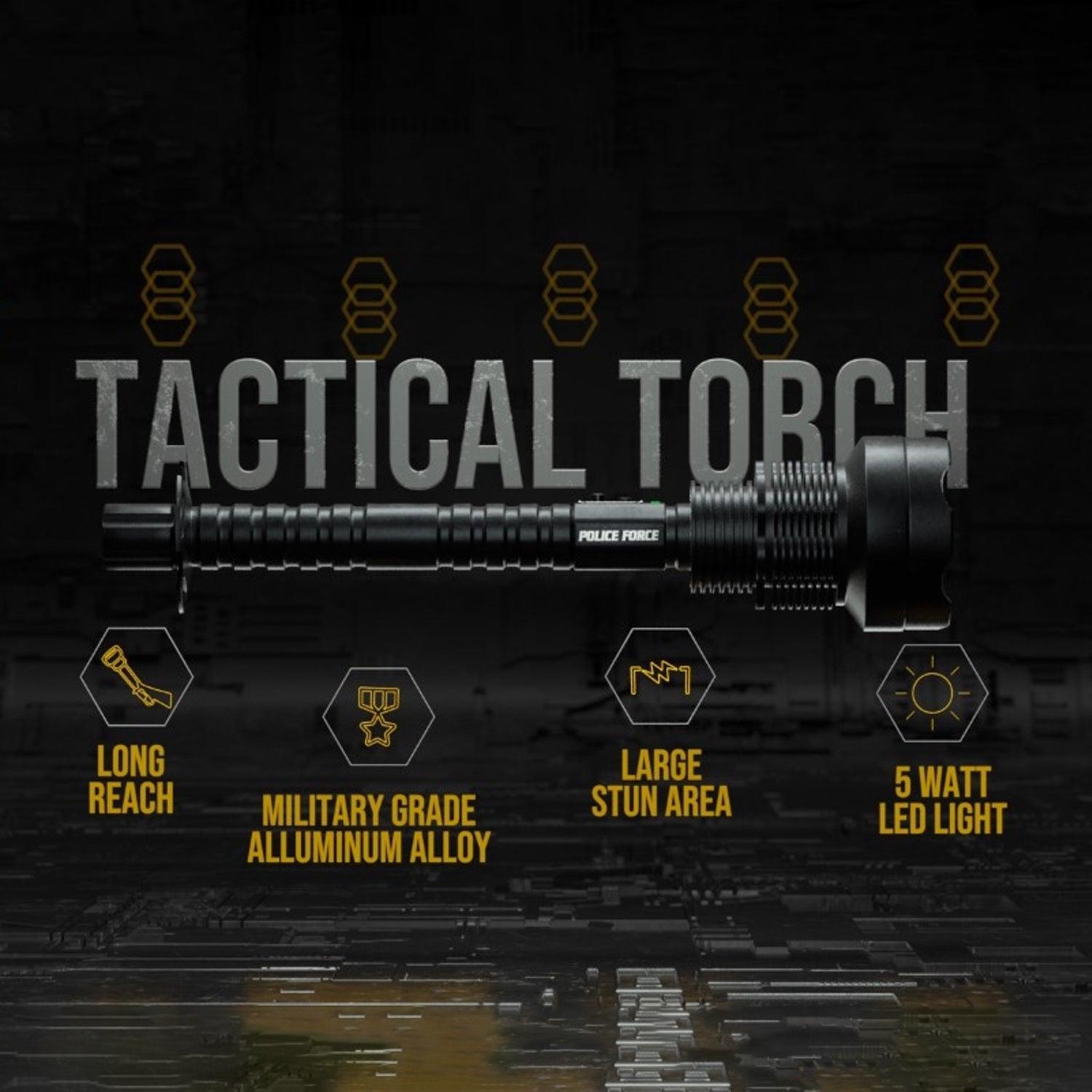 Tactical Torch Stun Flashlight 17,000,000 - Inside The Bars