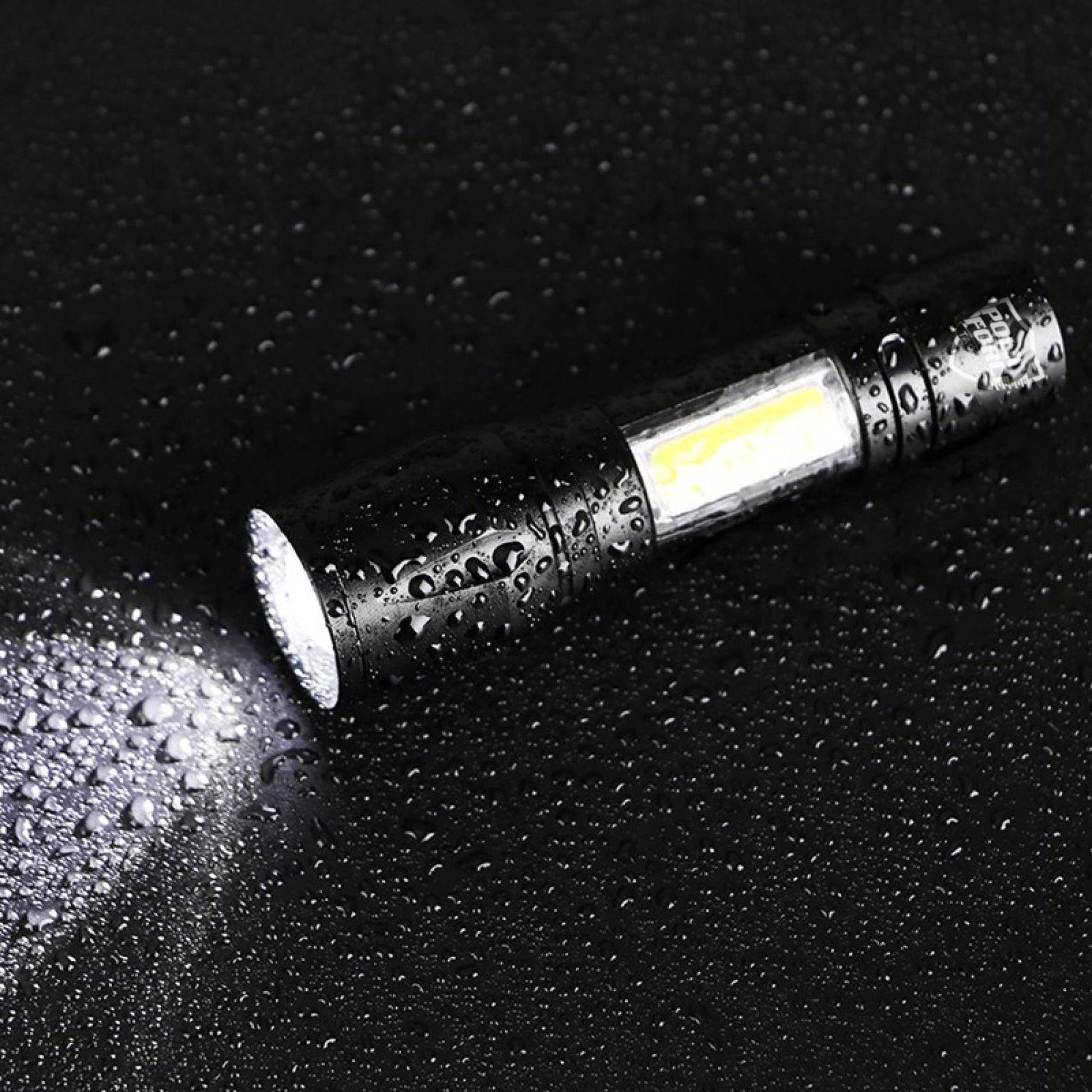 Tactical XPE/COB Mini Flashlight - Inside The Bars