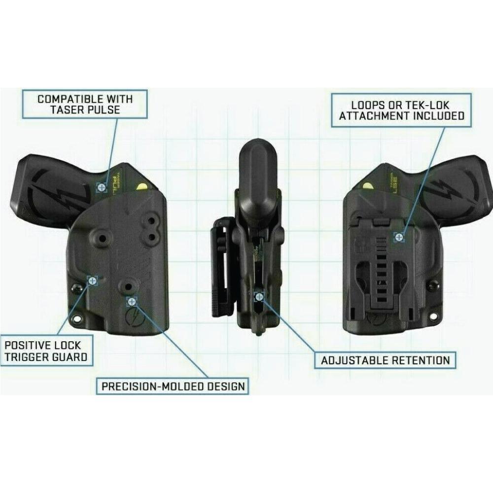 Taser Pulse Holster Outside - the - Waistband (OWB) - Inside The Bars