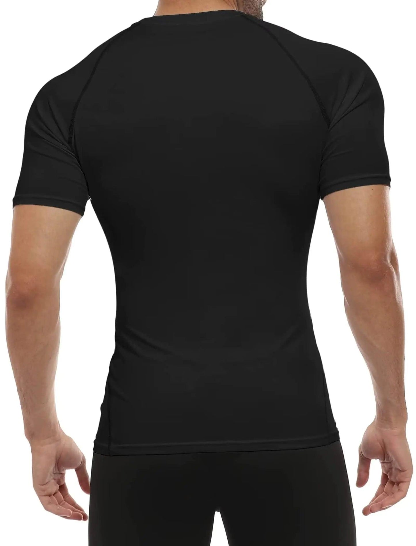 TELALEO Men's Athletic Compression Short Sleeve T-Shirt 6 - Pack - Inside The Bars