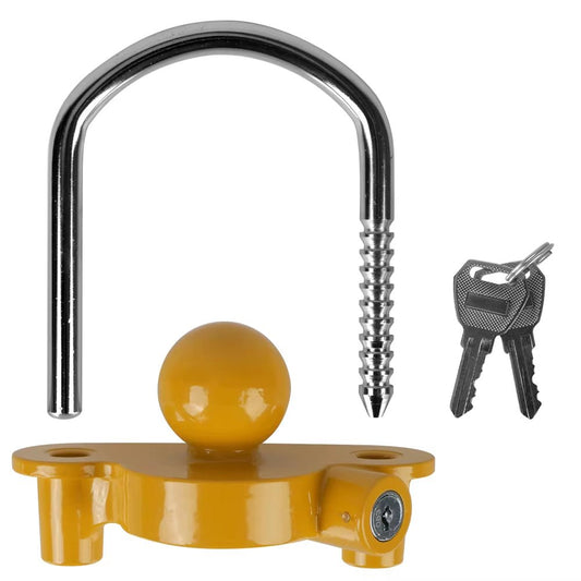Tow Ball Security Anti - Theft Hitch Lock U - Shape Adjustable - Inside The Bars