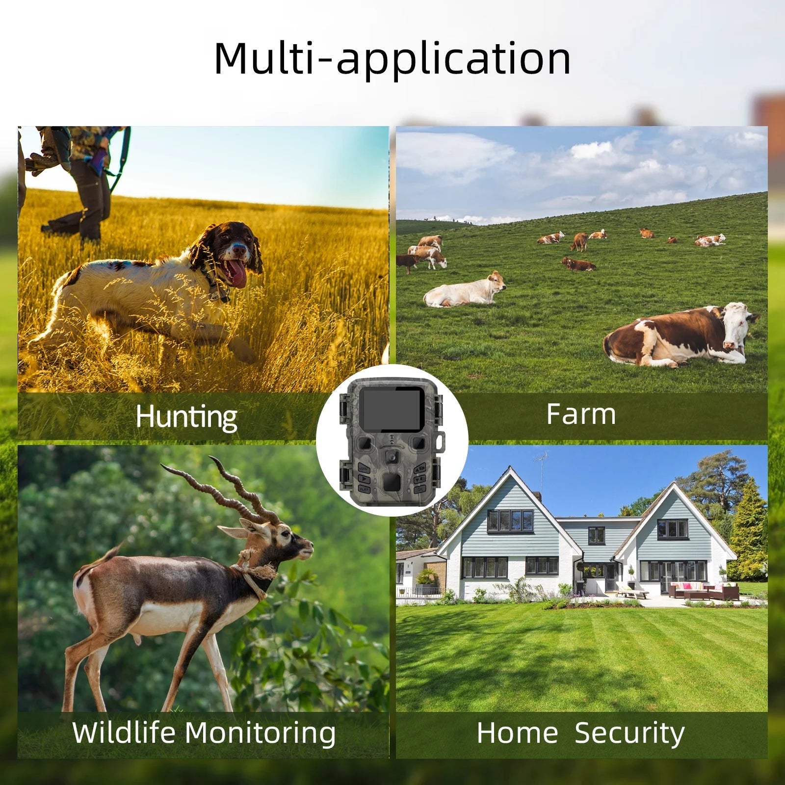 Trail Camera 2 Pack 24MP 1080P Mini Game Camera HD - Inside The Bars