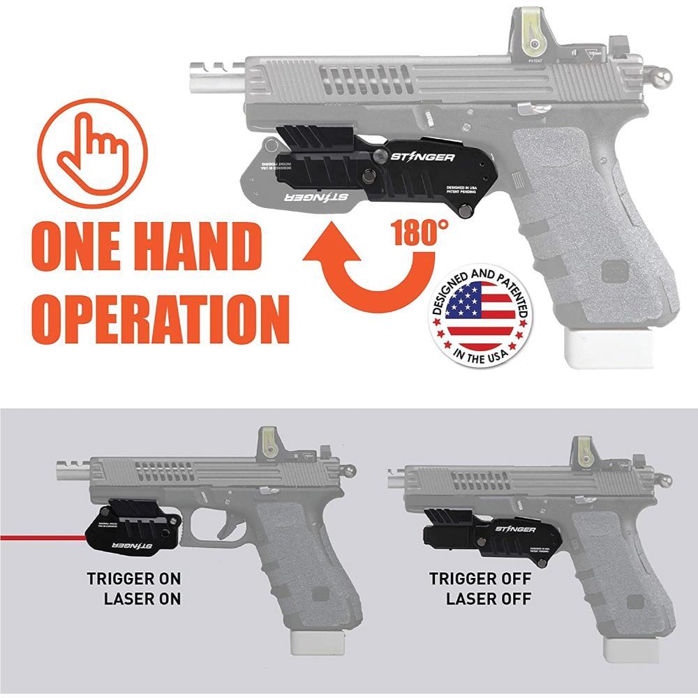 Trigger Guard Minimalist Holster w/Laser - Right Hand - Inside The Bars
