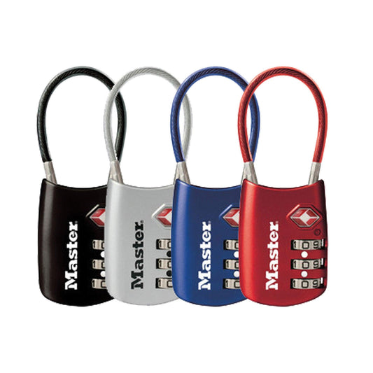 TSA - Approved Master Lock Combination Padlock for Luggage - Inside The Bars