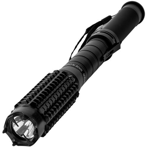 Ultimate 110 Million Volt Tactical Stun Baton & Flashlight - Inside The Bars