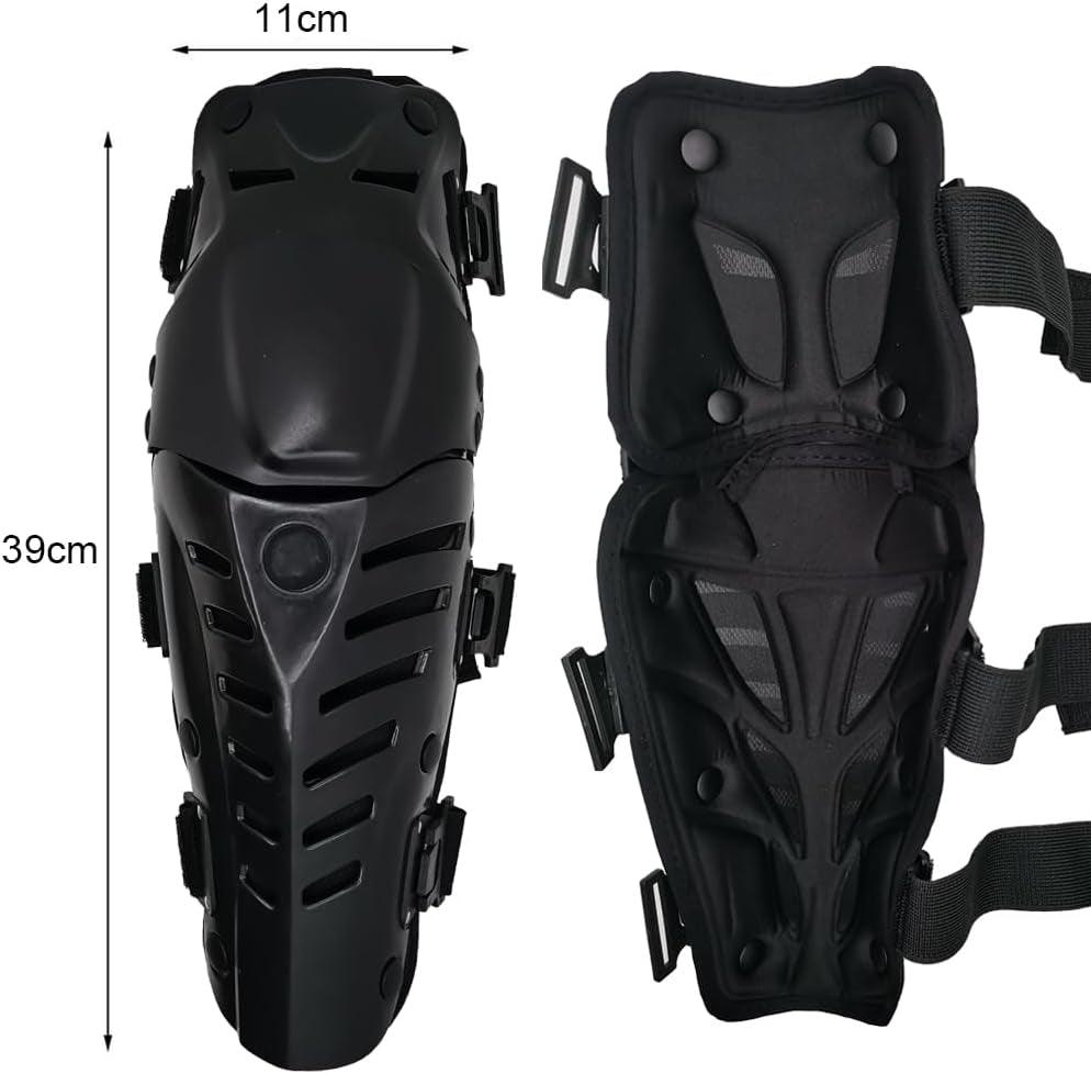 Ultimate Full Body Motorcycle Protective Gear Set with Adjustable Knee Pads and Chest Armor for Outdoor Sports - Inside The Bars