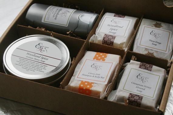 Ultimate Grooming Gift Set for Him: Natural Bath Essentials - Inside The Bars