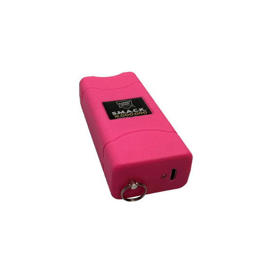 Ultimate Women's Safety Keychain - Stun Gun, Pepper Spray Gel & LED Flashlight Combo, USB Rechargeable, Stylish Black & Hot Pink Design - Inside The Bars