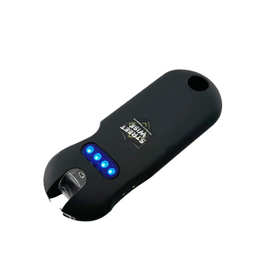 Ultra Compact 24 Million Volt Keychain Stun Gun - Black - Inside The Bars