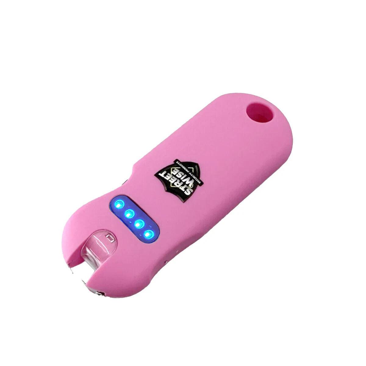 Ultra Compact 24 Million Volt Keychain Stun Gun - Black - Inside The Bars