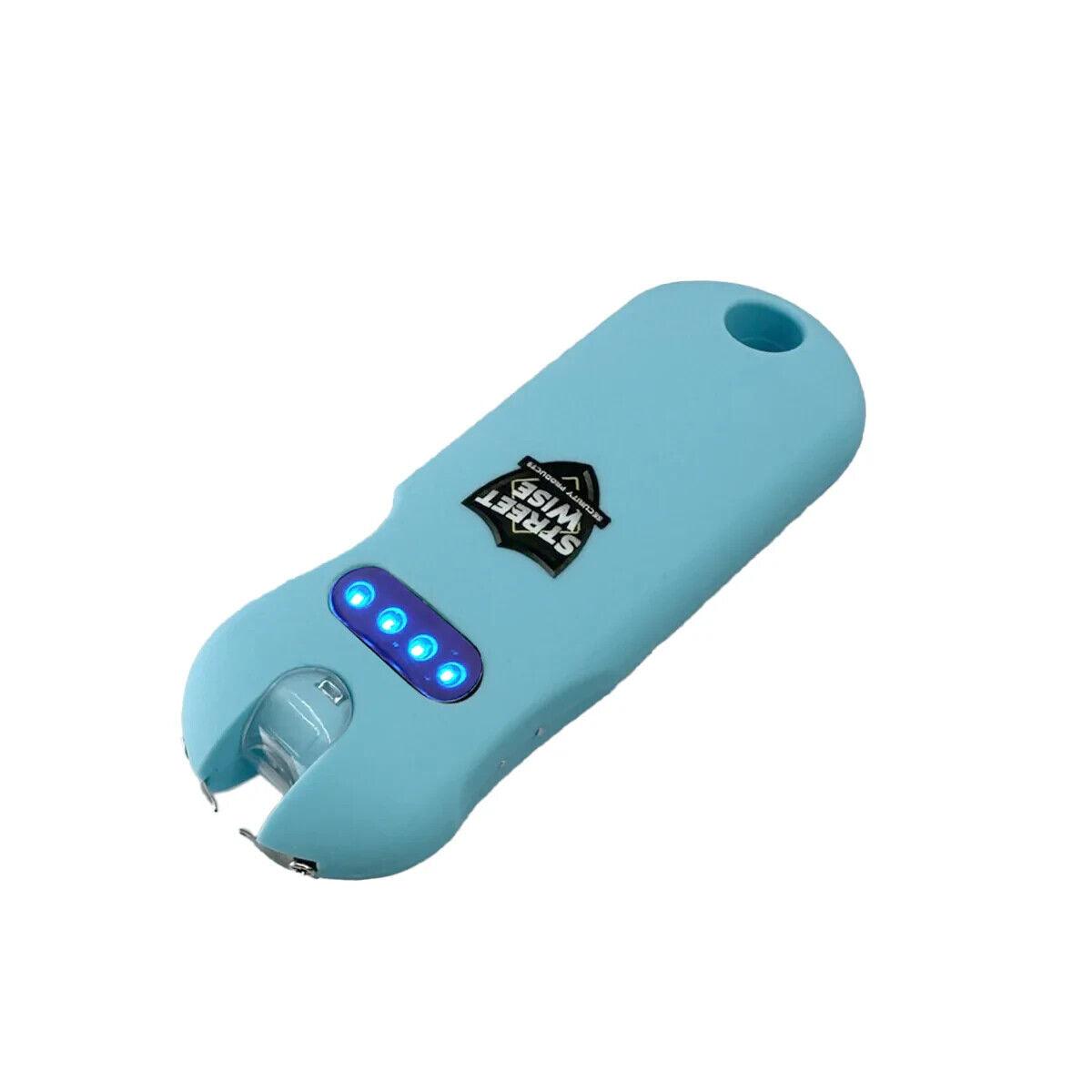 Ultra Compact 24 Million Volt Keychain Stun Gun - Black - Inside The Bars