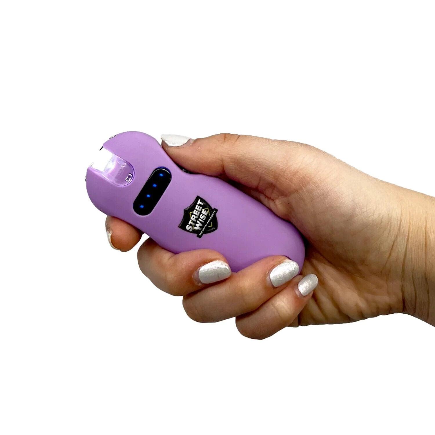 Ultra Compact 24 Million Volt Keychain Stun Gun - Black - Inside The Bars