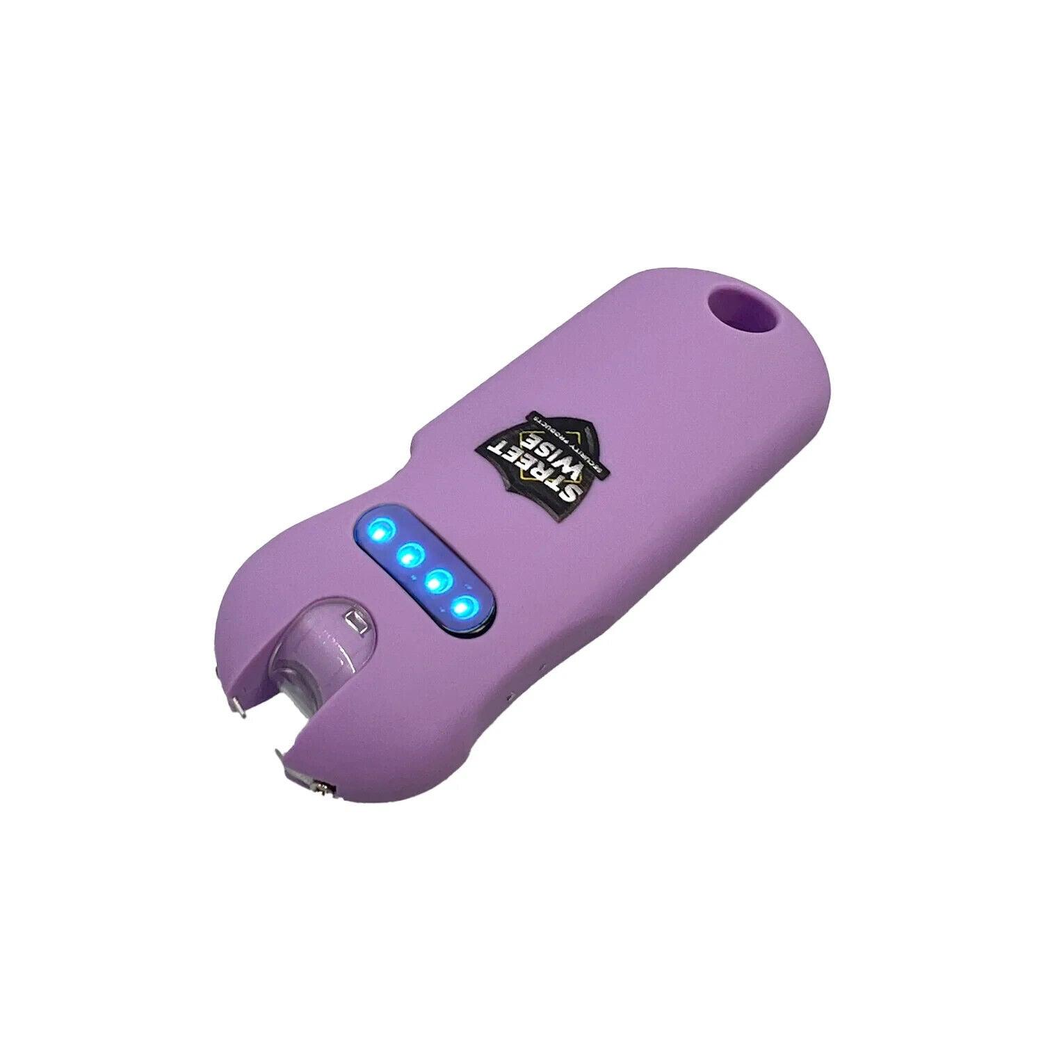 Ultra Compact 24 Million Volt Keychain Stun Gun - Black - Inside The Bars