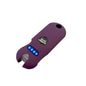 Ultra - Compact 24 Million Volt Keychain Stun Gun - Purple - Inside The Bars