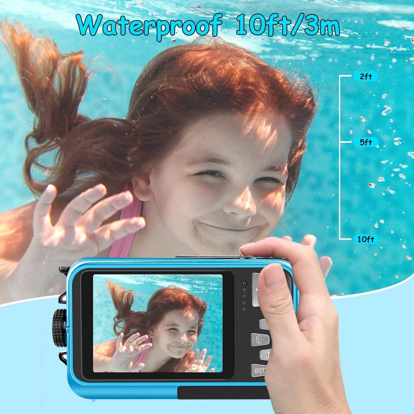 Underwater Cameras for Youtube Waterproof 30 MP Full HD - Inside The Bars