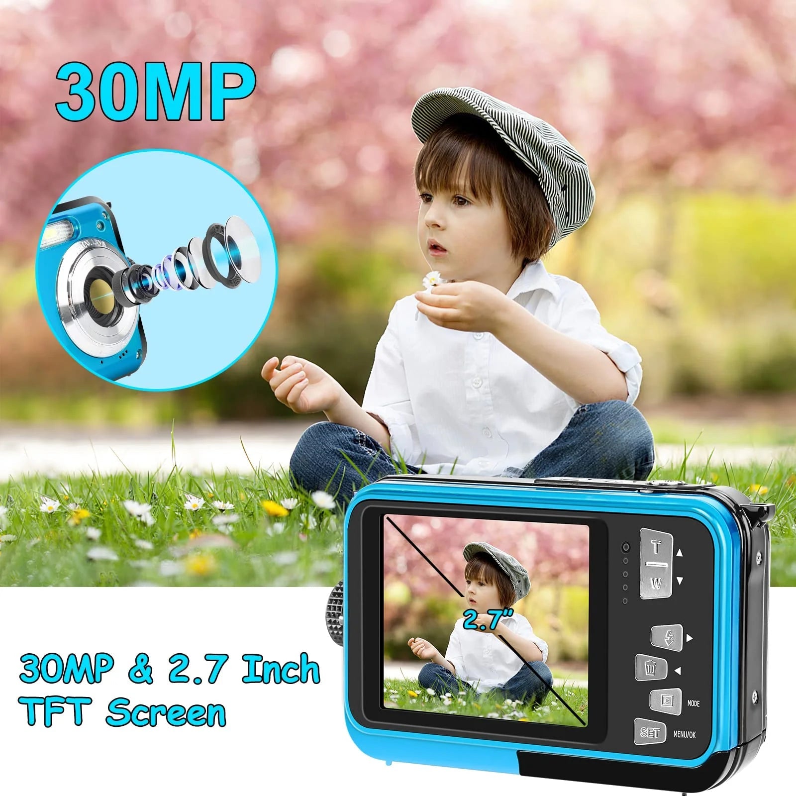 Underwater Cameras for Youtube Waterproof 30 MP Full HD - Inside The Bars