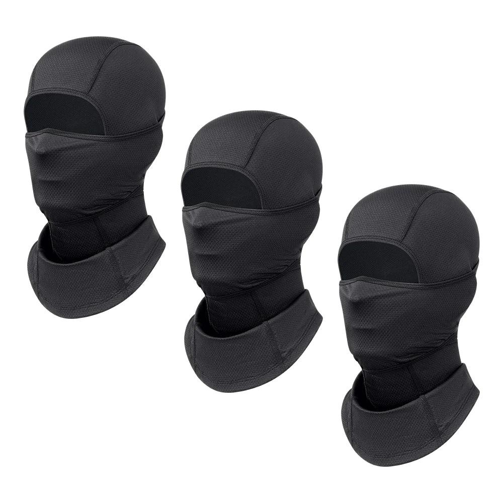 UV - Blocking 2 - Piece Balaclava Face Mask Set - Breathable Neck Gaiter for Men and Women - Ideal for Motorcycle and Cycling Sports - Inside The Bars
