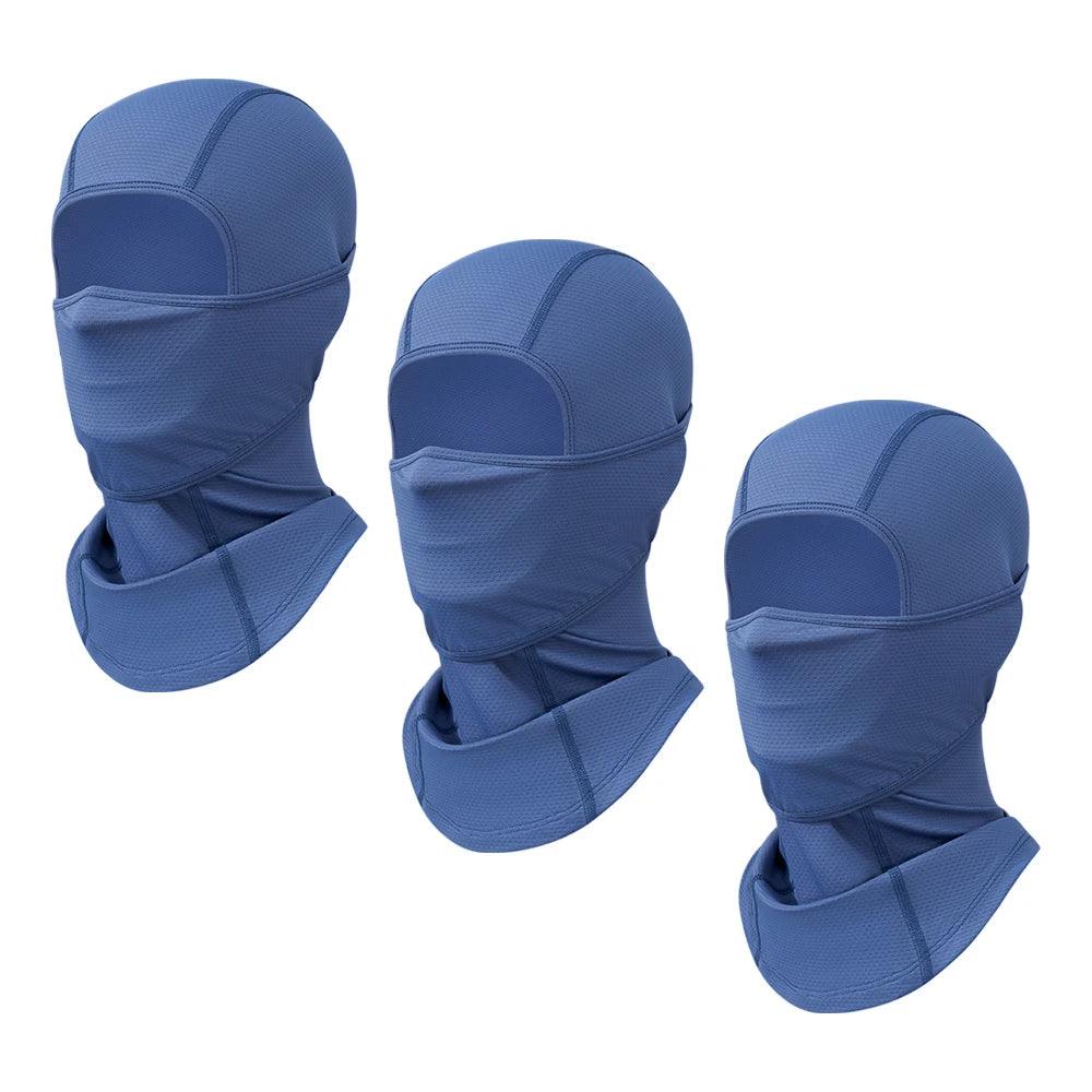 UV - Blocking 2 - Piece Balaclava Face Mask Set - Breathable Neck Gaiter for Men and Women - Ideal for Motorcycle and Cycling Sports - Inside The Bars
