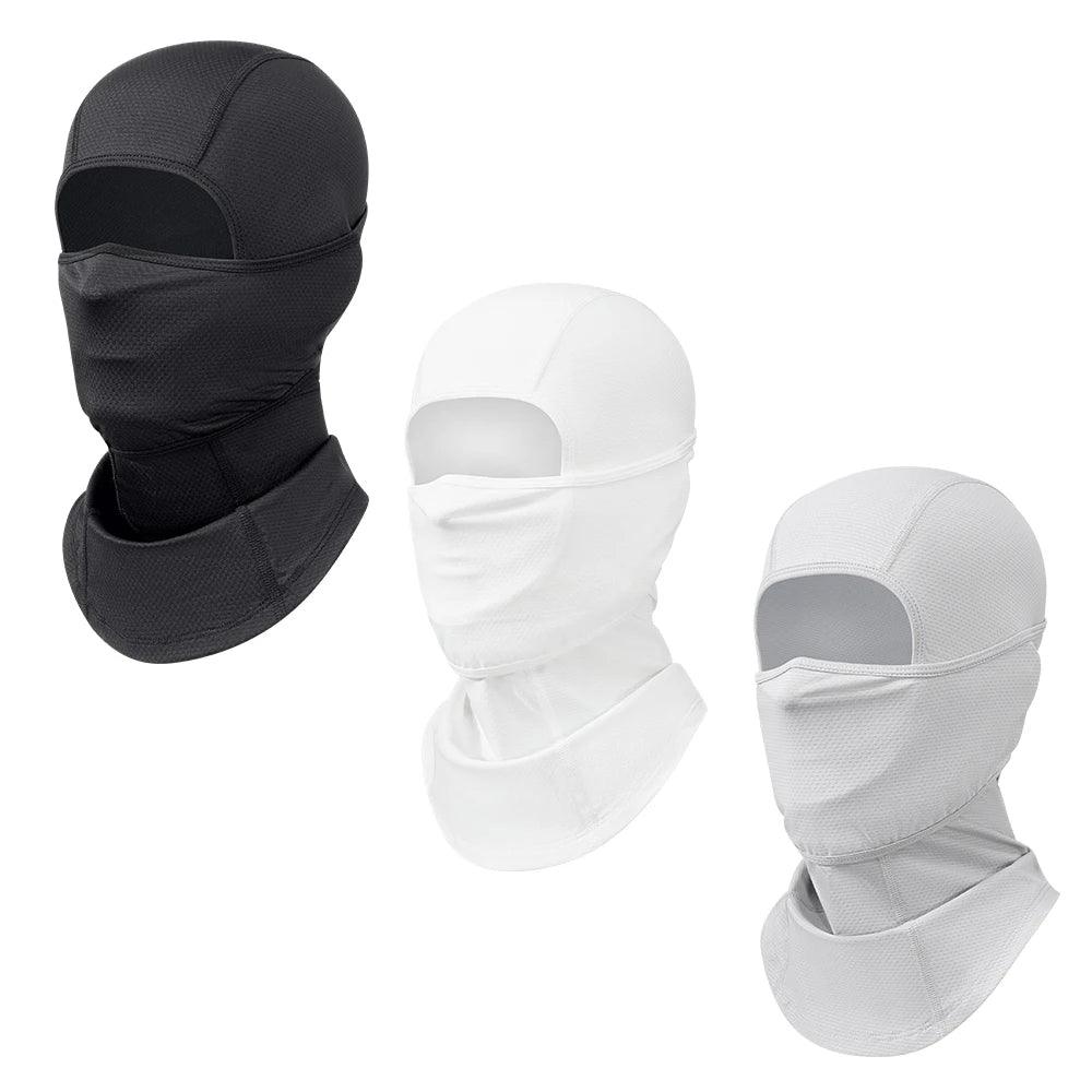 UV - Blocking 2 - Piece Balaclava Face Mask Set - Breathable Neck Gaiter for Men and Women - Ideal for Motorcycle and Cycling Sports - Inside The Bars