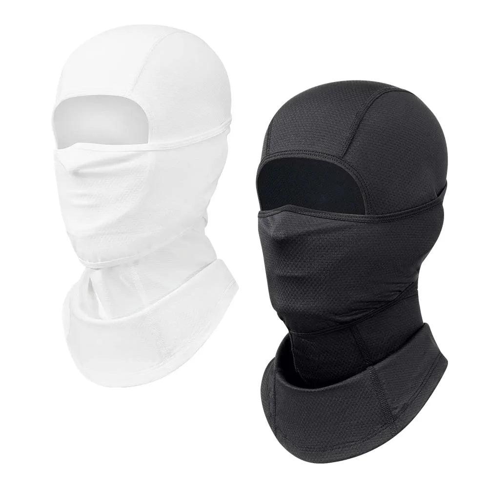 UV - Blocking 2 - Piece Balaclava Face Mask Set - Breathable Neck Gaiter for Men and Women - Ideal for Motorcycle and Cycling Sports - Inside The Bars