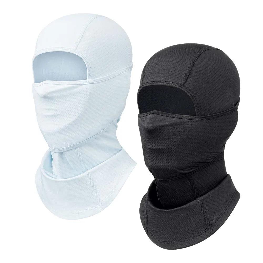 UV - Blocking 2 - Piece Balaclava Face Mask Set - Breathable Neck Gaiter for Men and Women - Ideal for Motorcycle and Cycling Sports - Inside The Bars