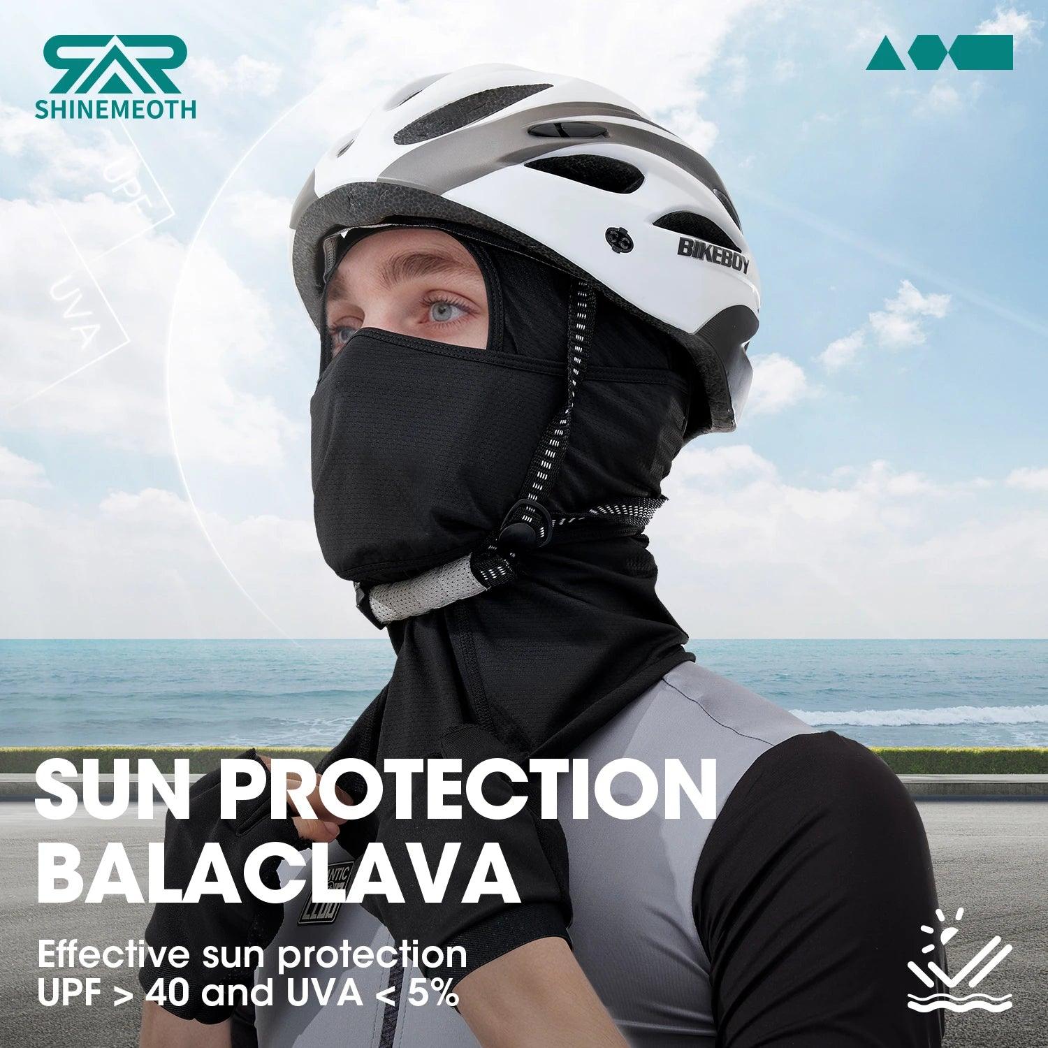 UV - Blocking 2 - Piece Balaclava Face Mask Set - Breathable Neck Gaiter for Men and Women - Ideal for Motorcycle and Cycling Sports - Inside The Bars