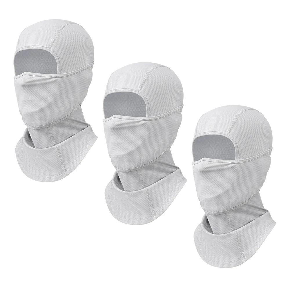 UV - Blocking 2 - Piece Balaclava Face Mask Set - Breathable Neck Gaiter for Men and Women - Ideal for Motorcycle and Cycling Sports - Inside The Bars