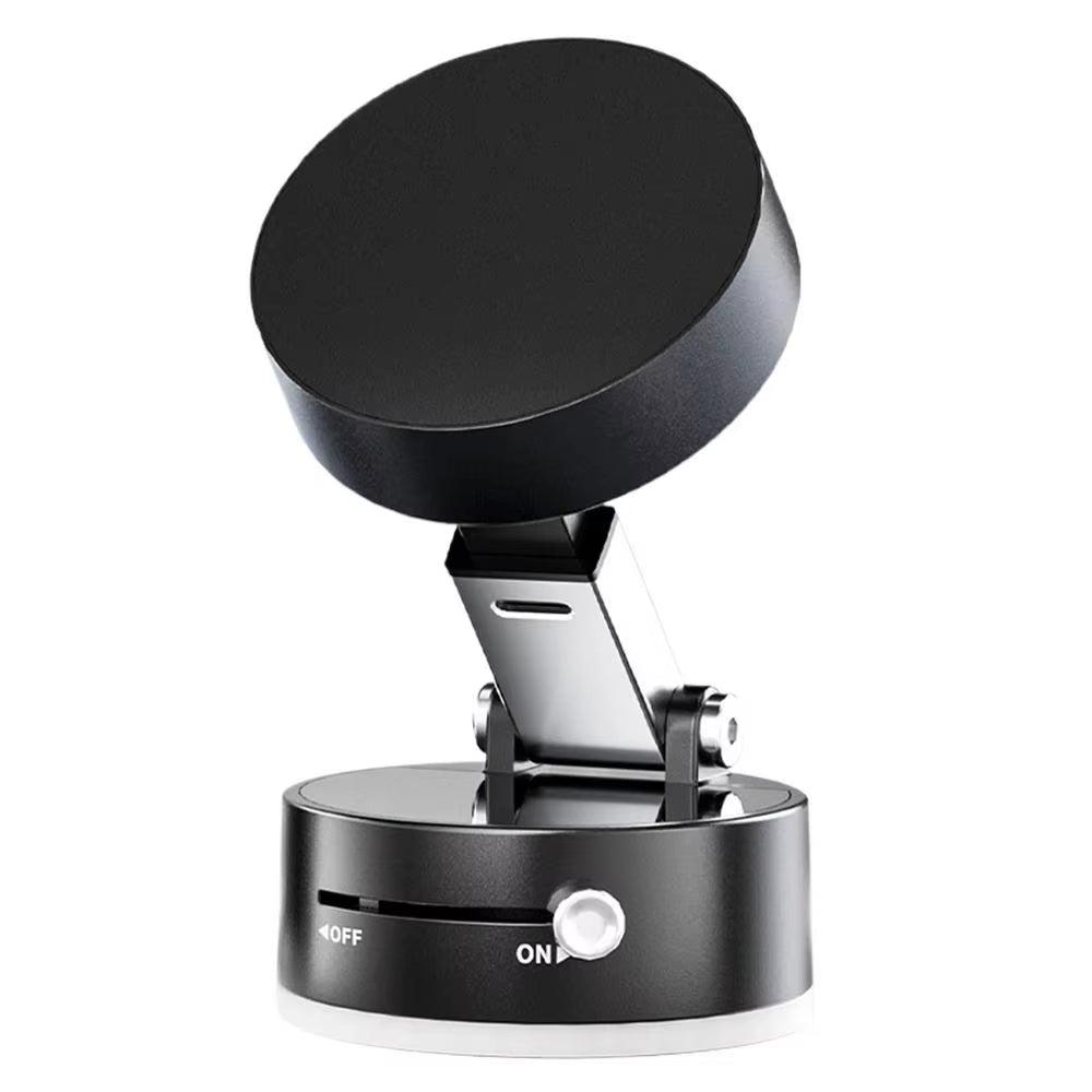 Vacuum Magnetic Suction Cup Folding Swivel Phone Stand 360 Degree Rotation Phone Holder for Iphone Car Cell Phone Bracket - Inside The Bars