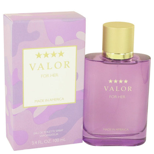 Valor by Dana Eau De Toilette Spray 3.4 oz for Women - Inside The Bars