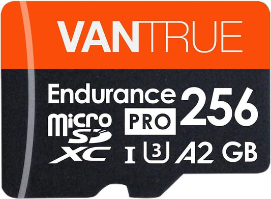 Vantrue 256GB MicroSDXC UHS - I U3 High - Speed SD Card - Inside The Bars