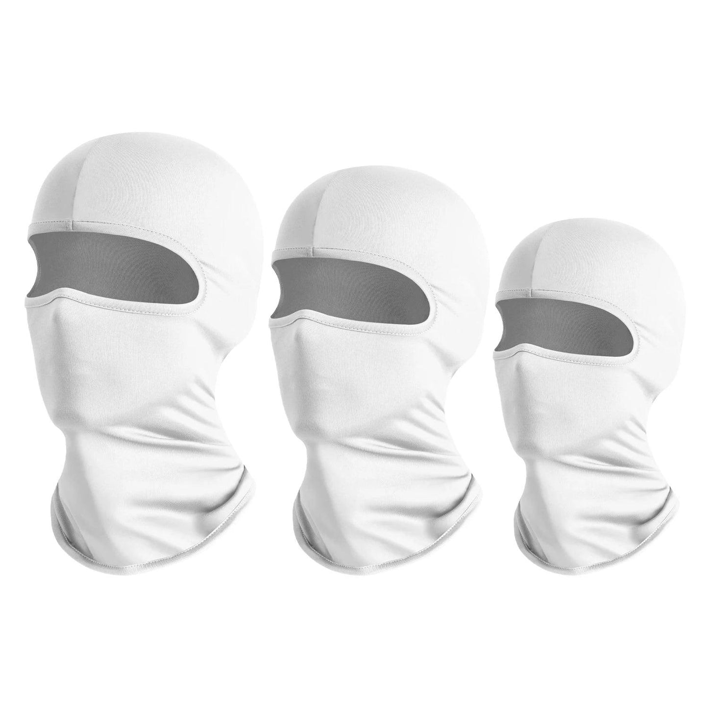 Versatile 3 - Piece Balaclava Set - Full Face Ski Mask, Cycling Cap, and Neck Gaiter for Men, Women, and Kids, UV Protection Bike Hats - Inside The Bars