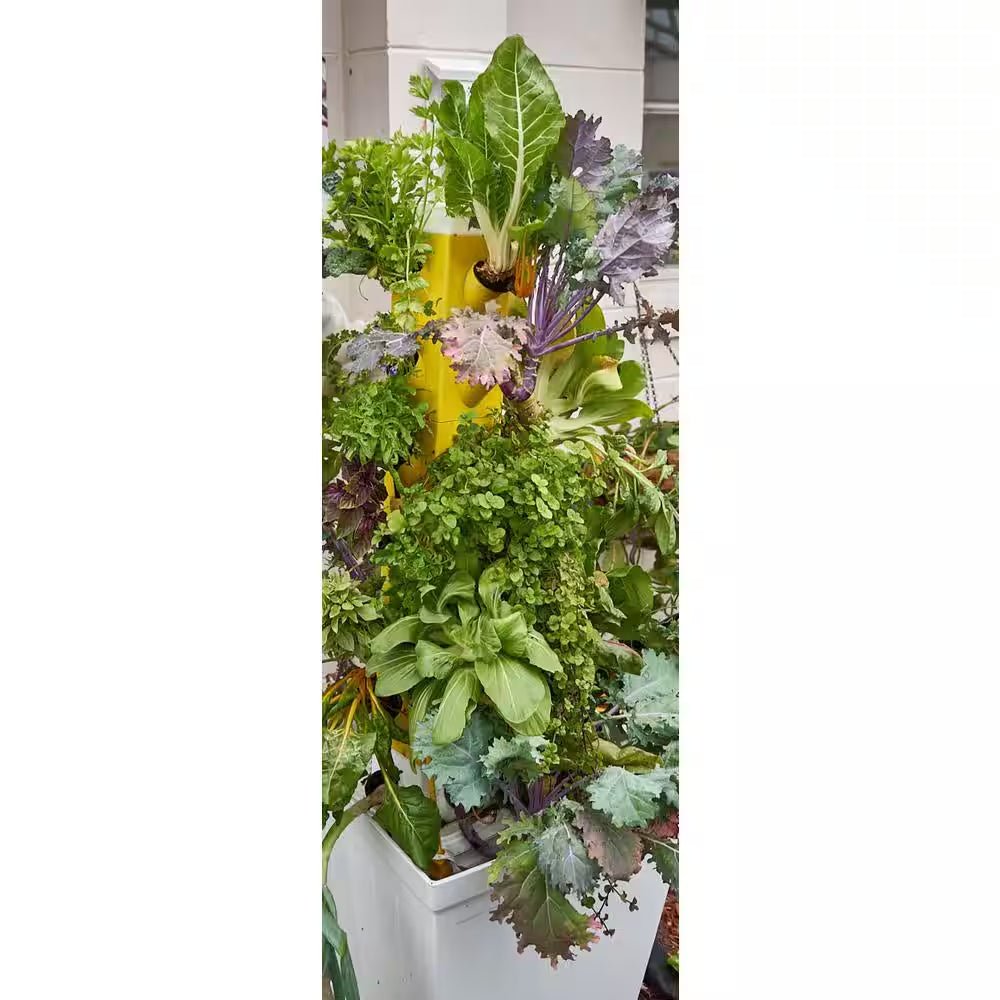 Vertical Hydroponic Garden Tower System Indoors and Out - Inside The Bars