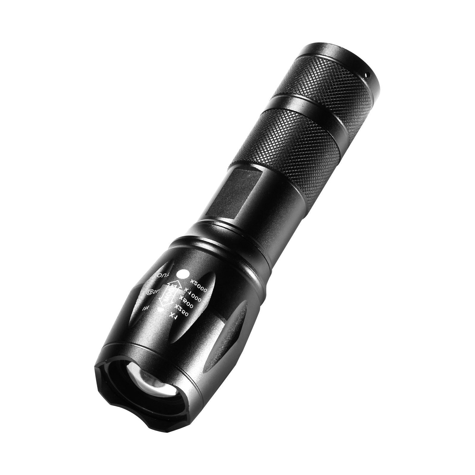 VEVOR 2 Pack Flashlights 3000 High Lumens 5 Modes Adjustable Focus - Inside The Bars
